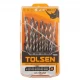 TOLSEN JUEGO DE BROCAS HSS 75086 19 PCS 1.0-10MM World Shop