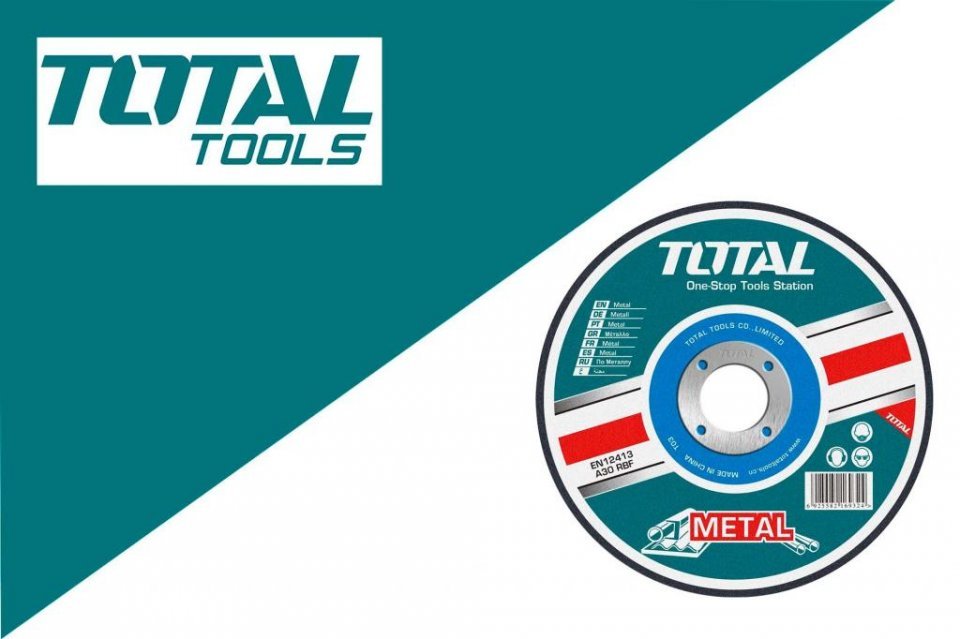 Set Discos de Corte Metal 4-1/2 10 Unidades Total Tools TAC2211155
