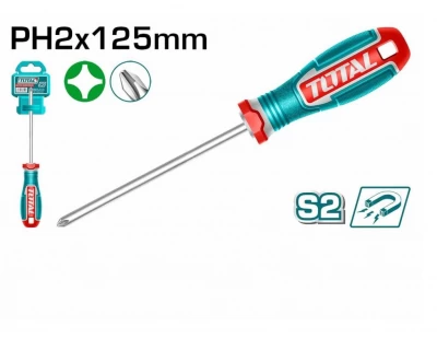 TOTAL DESTORNILLADOR PHILLIPS PH2X125MM TSDPH2125 World Shop