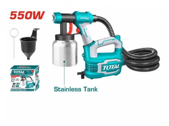 TOTAL PISTOLA DE PINTURA  TT5006-2 500W 800ML 2.0M World Shop