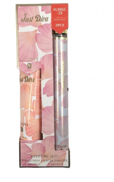 V.V.LOVE PERFUME  JUST DIVA SET 2PCS   VL9065-29 World Shop