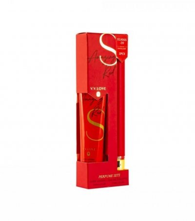 V.V.LOVE PERFUME AMAZING RED SET 2PCS   VL9065-39 World Shop