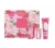 V.V.LOVE  JUST DIVA PINK FLORAL SET 3PCS  VL-5040 World Shop