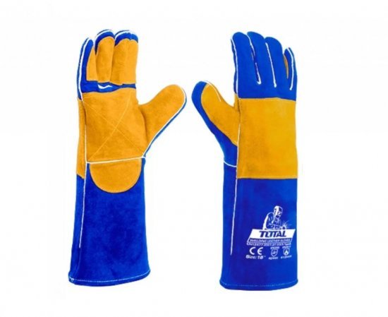 TOTAL GUANTES DE CUERO PARA SOLDADURA 16   TSP13216 World Shop