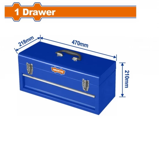 WADFOW CAJA DE HERRAMIENTA METÁLICA CON CÁJON   WTB8A22 World Shop