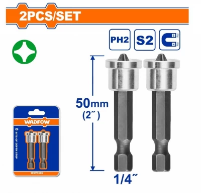 WADFOW BITS PARA DESTORNILLADOR  PH2 1/4 X 50MM     WSV5602 World Shop