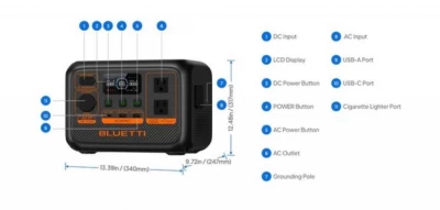 BLUETTI ESTACION DE ENERGIA PORTÁTIL 300W 231WH World Shop