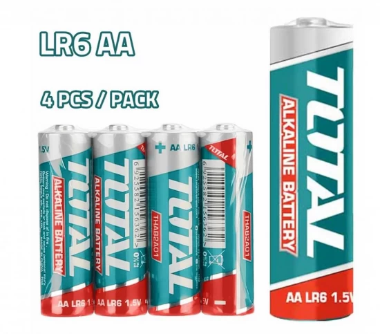 TOTAL  PILAS ALCALINAS 1.5V AA 4PCS  THAB2A01  World Shop