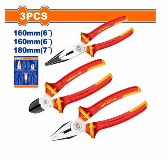 WADFOW SET ALICATE AISLADAS 3PCS  WPS0633  World Shop