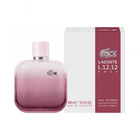 LACOSTE PERFUME FEMENINO  L 12.12 ROSE INTENSE EDP100ML World Shop