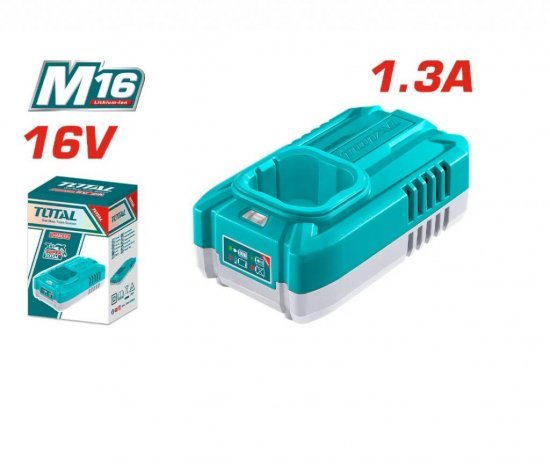 TOTAL  CARGADOR DE BATERIA 16V 1.3 A TFCLI1613 World Shop