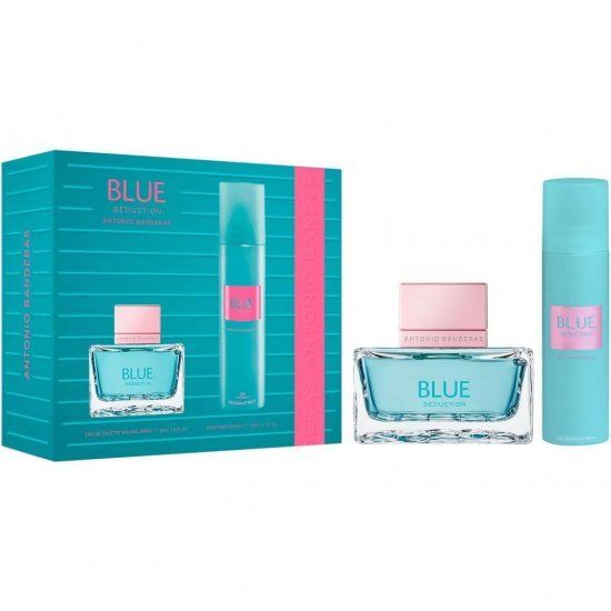 ANTONIO BANDERAS KIT PERFUME BLUE SEDUCTION FEMENINO EDT World Shop