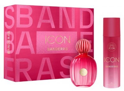 ANTONIO BANDERAS KIT PERFUME THE ICON FEMENINO EDP World Shop