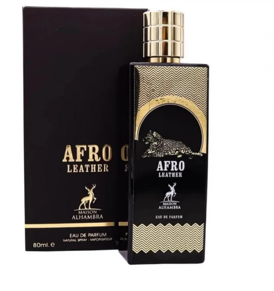 MAISON ALHAMBRA PERFUME UNISEX  AFRO LEATHER EDP 80ML World Shop