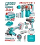 TOTAL COMBO TALADRO + MARTILLO + AMOLADORA  20V  TOSLI241183  World Shop