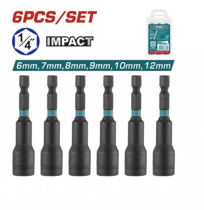 TOTAL PUNTA DE IMPACTO 1/4 TAC2765061 6PCS  World Shop