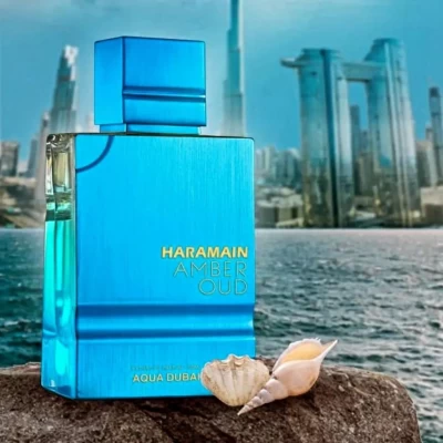 AL HARAMAIN  PERFUME  MASCULINO AMBER OUD AQUA DUBAI EDP 100ML World Shop