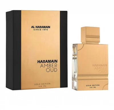  AL HARAMAIN PERFUME UNISEX  AMBER OUD GOLD EDT 120ML World Shop