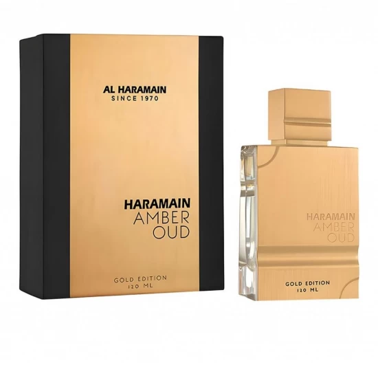  AL HARAMAIN PERFUME UNISEX  AMBER OUD GOLD EDT 120ML World Shop