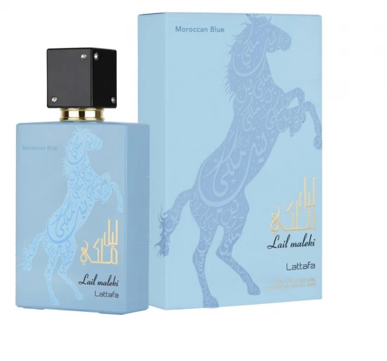 LATTAFA PERFUME MASCULINO  LAIL MALEKI MOROCCON BLUE EDP100ML World Shop