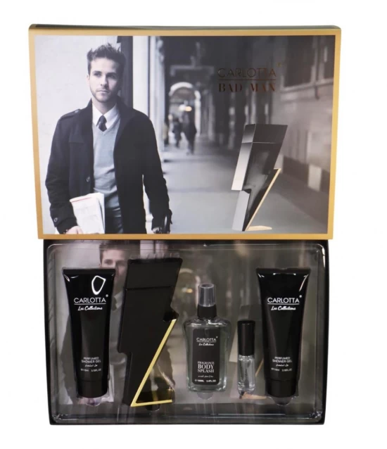 CARLOTTA KIT PERFUME MASCULINO BAD MAN 5PCS  836130 World Shop