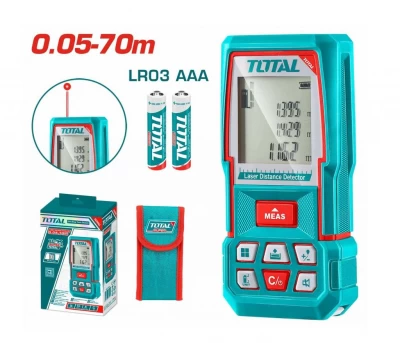 TOTAL  MEDIDOR DE DISTANCIA LÁSER TMT57026 0.05-70M World Shop