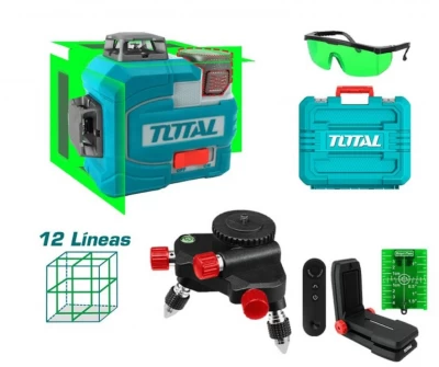 TOTAL  NIVEL LASER 3D 16V 12 LINEAS  TLL301201 World Shop