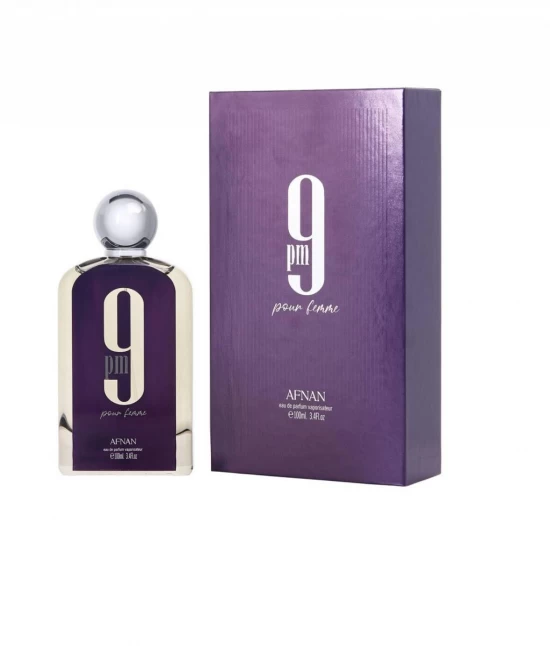 AFNAN PERFUME  9 PM POUR FEMME MORADO EDP 100ML World Shop